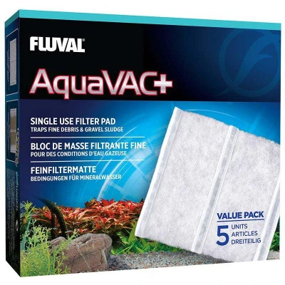 Bild av Fluval AquaVac+ Slamsugare Finfilter 5 st