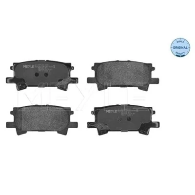 Bild av MEYLE 025 239 6715 Jeu de plaquettes frein ORIGINAL Quality Essieu arrière contact signal d&#039;usure exclu avec tôle anti bruit LEXUS: RX II