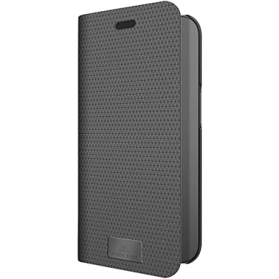Bild av Black Rock Fodral The Standard Booklet passar Apple iPhone 13 Pro I mobilskal, stativfunktion, magnetlås (svart)
