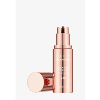 Bild av FOREO SUPERCHARGED SERUM 2.0 ledande mikroströmgel hyaluronsyra och squalan föryngrande fuktgivande vegansk djurförsöksfri skincare för alla hudtyper 30 ml