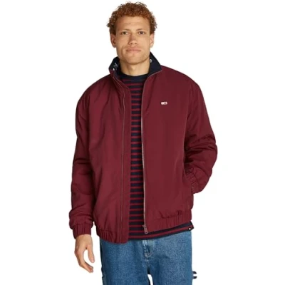 Bild av Tommy Jeans herr TJM ESSENTIAL VADDERAD JACKA DM0DM19661 andra jackor, Lila (Deep Rouge), S, S