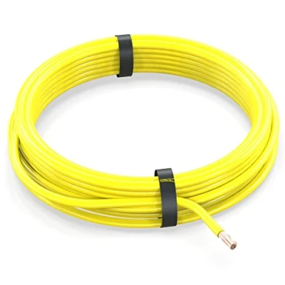 Bild av AUPROTEC Enpolig kabel 2,5 mm² FLRY B Ring elektrisk tråd: 5m, gul
