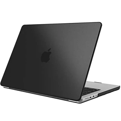 Bild av FINTIE fodral kompatibelt med MacBook Pro 14&quot; (2021 års utgåva) A2442 M1 Pro/Max, Ultratunt Smioth Hard Shell Skyddande Snap Kompatibel 14 tums Retina, Svart (Matt)