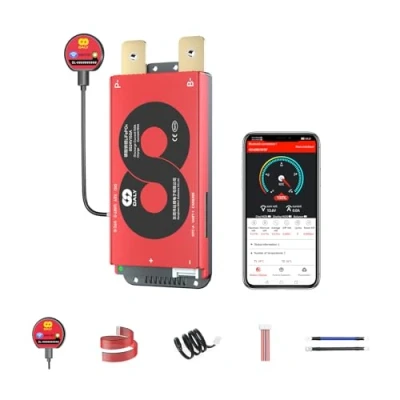 Bild av DALY Smart 8S BMS 24V med WiFi modul och CAN 485 kommunikationsskyddskort för LifePO4 litiumbatteripaket (8S BMS+RS485+CAN+WiFi modul，150A)