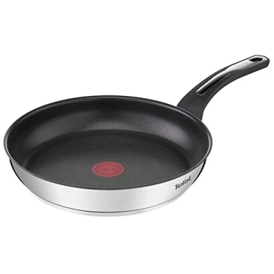Bild av Tefal Emotion stekpanna 20 cm, non stick beläggning, 10 års garanti, homogen värmediffusion, elegant design, robust handtag, induktion, matlagningsindikator E3000204