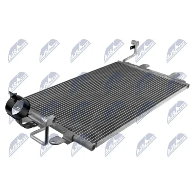 Bild av NTY CCS VW 006 Condenseur De Clim avec déshydrateur Aluminium 590 VOLKSWAGEN: Golf 4, Bora Berline, Variant, AUDI: TT Coupe, A3 3/5 portes