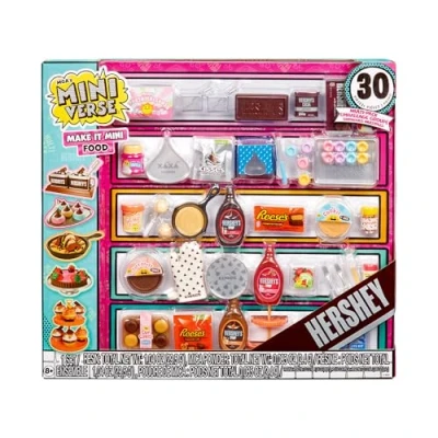 Bild av MGA&#039;s Miniverse Make It Mini Food Brunch Multipack, Hershey Samlarobjekt, Gör det själv, Hartslek, Replica Mat, Lämplig för samlare och barn i åldrarna 8+, INTE Ätbar