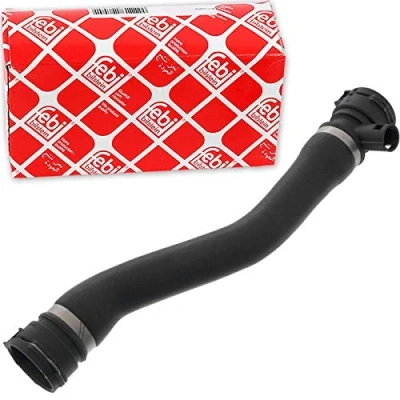 Bild av FEBI BILSTEIN 49255 Durite De Refroidissement à droite, inférieur EPDM (éthylène propylène diène caoutchouc), Matière plastique avec raccords rapides