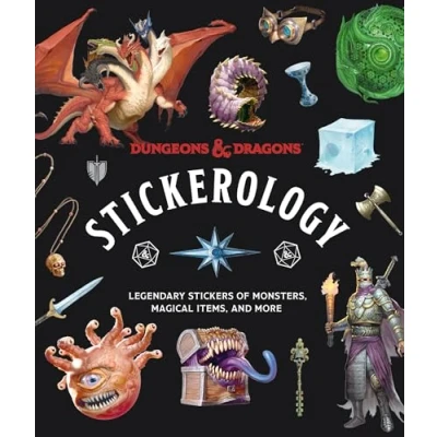 Bild av Dungeons &amp; Dragons Stickerology: Legendary Stickers of Monsters, Magical Items, and More: for Journals, Water Bottles, Laptops, Planners, More