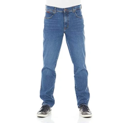 Bild av Wrangler herr Jeans Texas Slim, Blå (Game on E), 31W / 32L