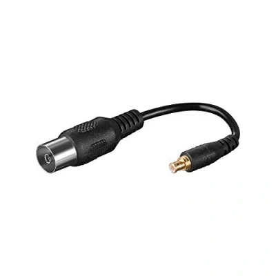 Bild av Goobay 67227 DVB T antennadapter, 0,1 m kabellängd, svart