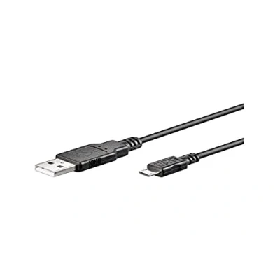 Bild av Goobay 93918 USB 2.0 Hi Speed kabel, svart, 1 m längd