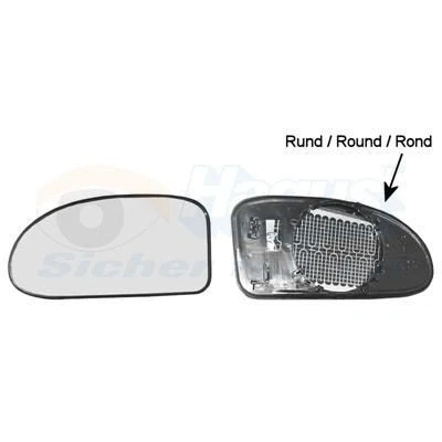 Bild av VAN WEZEL 1858861 Miroir De Rétroviseur gauche FORD: Focus Mk1 3/5 portes, Break, Berline