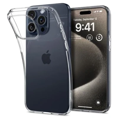 Bild av Spigen Liquid Crystal TPU Back Cover Transparent Apple iPhone 15 Pro Max