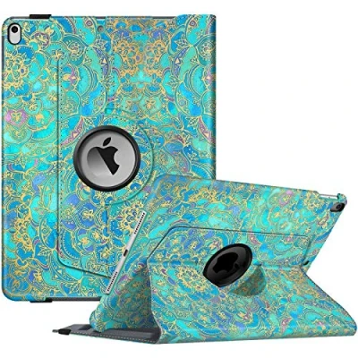 Bild av FINTIE Kompatibelt fodral med iPad Air 3rd Gen 2019/iPad Pro 2017 10,5&quot; [pennförvaring] 360 roterande sömnfodral/automatisk väckarklocka, jade