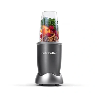 Bild av nutribullet Original 600, elektrisk blender, hackare, smoothietillverkare, multifunktionell effekt 600 watt, grå, NB603DG