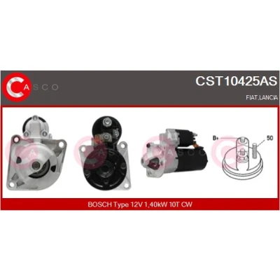 Bild av CASCO CST10425AS Startmotor 12V 1,40kW 10 CPS0066 M8 76mm FIAT: BRAVO 2