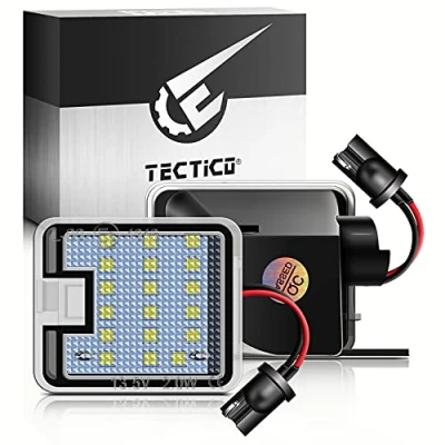 Bild av TECTICO LED speglar, yttre spegel felfri 6000K vit för C Max Focus Kuga Escape Mondeo, 2 delar