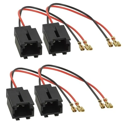 Bild av Sound way 4 x kabeladapter för högtalarkontakter kompatibel med Citroen, Peugeot