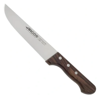 Bild av Arcos Serie Atlantico slaktarkniv blad nitrum rostfritt stål 170 mm handtag rosenträ färg brun