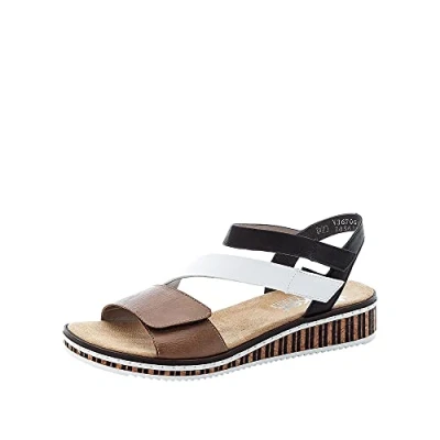 Bild av Rieker Damer V3670 sandal, Beige kombi, 39 EU
