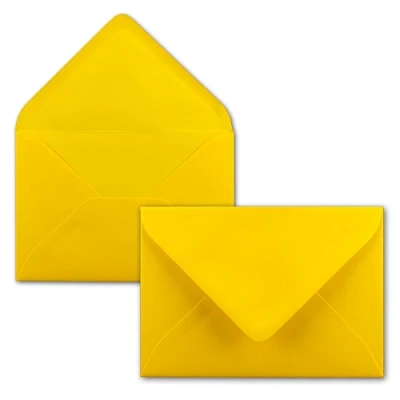 Bild av Neuser FarbenFroh C5 kuvert, 229 x 162 mm, självhäftande, 25 pack, 12 honungsgul