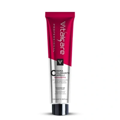 Bild av Vitalcare Professional professionell permanent färg, hårfärgningskräm, hårfärgning med silkeprotein, nr 6/3, gyllene mörkblond, 100 ml