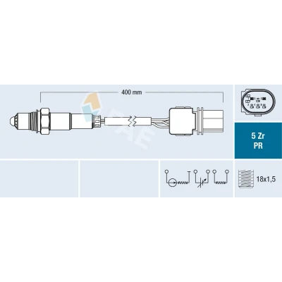Bild av FAE 75061 Sonde lambda BMW: 3 Berline, 1 5 portes, Touring, PEUGEOT: 207 3/5 208 I 308 II CITROËN: C3