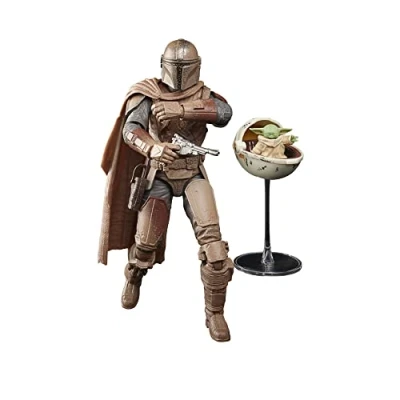 Bild av Star Wars The Black Series Mandalorian and Grogu (Arvala 7) Leksaker 15 cm skala Actionfigurer, barn från 4 år