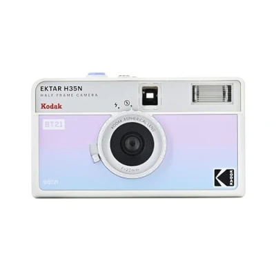 Bild av KODAK EKTAR H35N halvrams filmkamera, 35 mm, återanvändbar, fokusfri, glödlampsfunktion, inbyggt stjärnfilter, belagt förbättrat objektiv (film och AAA batteri ingår inte i