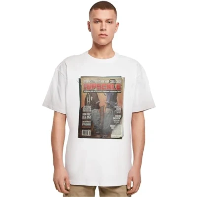 Bild av Upscale by Mister Tee Magazine Tshirt med print, Storlek: 4XL, White