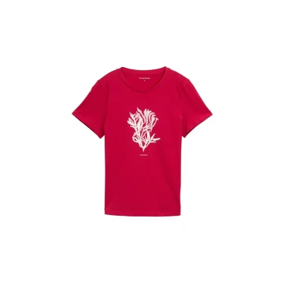 Bild av TOM TAILOR T shirt för kvinnor, 37989 Raspberry Red, XXL