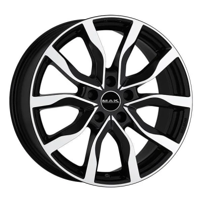 Bild av MAK Highlands Black polished 8.5x20 5/120 ET40 B72.6