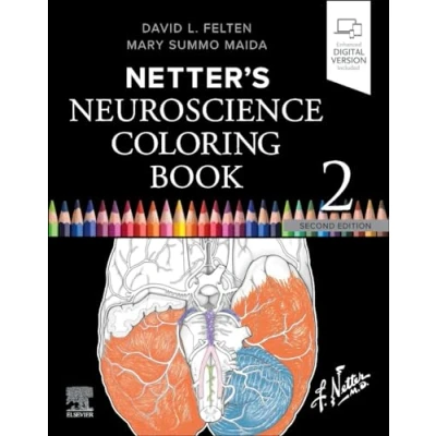 Bild av Netter&#039;s Neuroscience Coloring Book