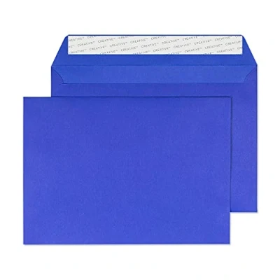Bild av Blake Colour 162 x 229 mm 120 Gsm Plånbok Peel And Seal 45343 Seger Blå, Förpackning Med 500