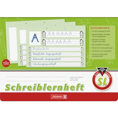 Bild av Brunnen 1044040 Material för att lära sig skriva broschyr, A4, Grön