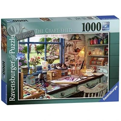Bild av Ravensburger My Haven No.1 The Craft Shed 1000 Piece Jigsaw Puzzle for Adults &amp; Kids Age 12 and Up