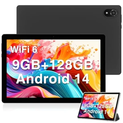 Bild av DOOGEE U10 surfplatta, WiFi 6 Android 13, 9 GB RAM+128 ROM, 10,1 tum, 1280 x 800 IPS, ansikts ID, Bluetooth 5.0, 5060 mAh, OTG, TÜV Rheinland, 8 MP + 5 MP, grå
