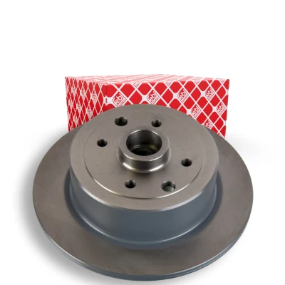 Bild av FEBI BILSTEIN 04525 Disque de frein Essieu arrière 261 10 4 100 plein revêtu OPEL: Kadett E CC, Cabriolet, Vectra A Berline