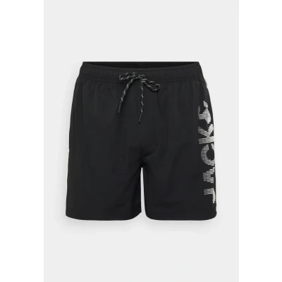 Bild av Jack &amp; Jones Jpstmaui Splice LOGO AKM SN Surfshorts, Storlek: Medium, Black
