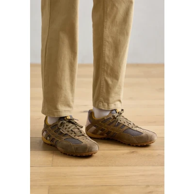 Bild av Geox Snake Original Sneakers, Storlek: 45, Military/dark grey Skinn och textil