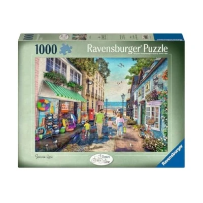 Bild av Ravensburger Pussel: Till stranden, pussel 1000 bitar, för vuxna, 1 000 att rama in pussel, vuxna gåvor, 70x50 cm