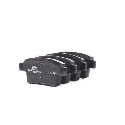 Bild av VALEO 302214 Jeu de plaquettes frein Essieu arrière contact signal d&#039;usure exclu sans kit vis fixation, avec tôle anti bruit