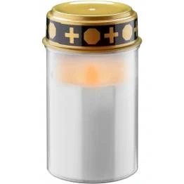 Bild av Utomhus LED kyrkogårdsljus med ljusliknande effekt Vit