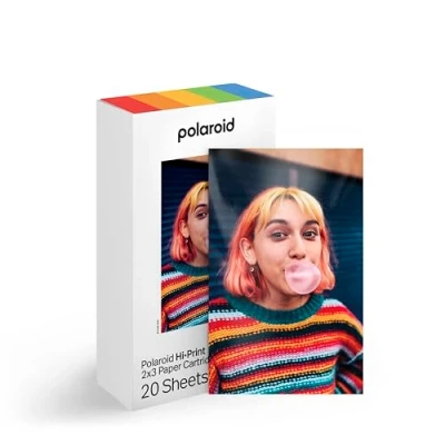 Bild av Polaroid HI·PRINT 2x3 Paper Cartridge 20 Sheets Unisex Kamerafilm, Storlek: One Size, White