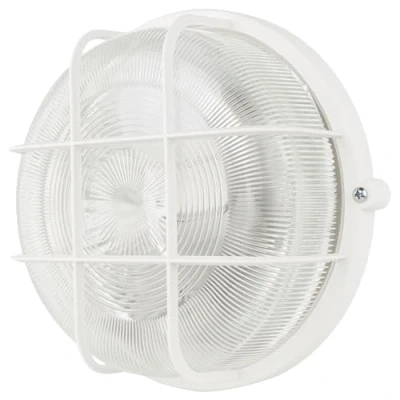 Bild av REV Våtrum LED rund våtrum, IP44, 7 W, 600 lm, 3 000 K, perfekt som vägg eller taklampa verkstad, källarlampa, vit
