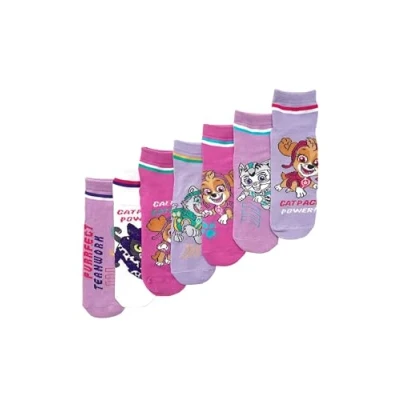Bild av Onomot! Paw Patrol Skye Cat Pack Power barn flickor Seaker strumpor set 7 par, flerfärgad, 23 26 EU