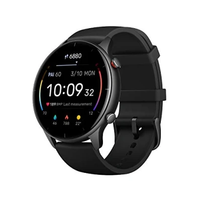 Bild av Amazfit A2023 Smartwatch GTR 2e GPS 1,39 tum AMOLED aktivitetsmätare för fitness och hälsa med 90 sportlägen, 24 dagars batteri, övervakning av SpO2, puls, sömn stress män kvinnor