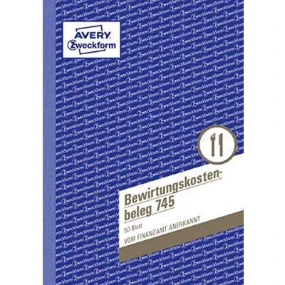 Bild av Avery 745, Blå, Vit, papper, 148 mm, 210 mm