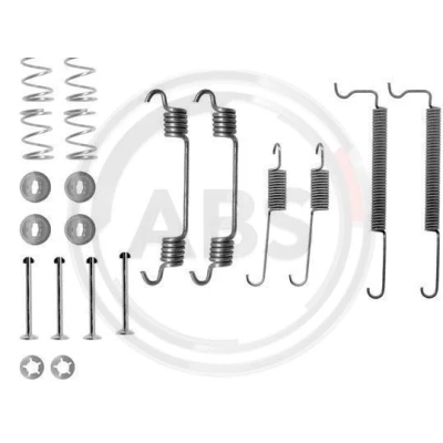 Bild av A.B.S. 0710Q Kit d&#039;accessoires, mâchoire de frein OPEL: Corsa C 3/5 portes, Astra G Van, Zafira B, DAEWOO: Lanos Berline, Lacetti 5 portes